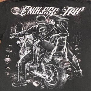 Vintage 90’s Endless Trip Biker T-Shirt!